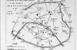 Carte du bus de remplacement du service voyageurs de la Petite Ceinture entre les portes d'Auteuil et Champerret 