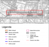 Aménagement de la Petite Ceinture dans le 14e (PC14) - Légende du plan de masse 