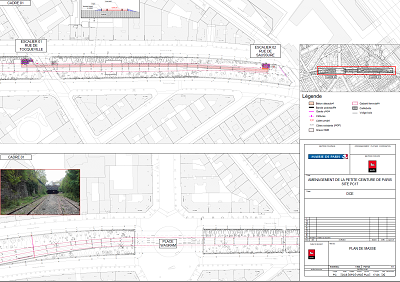 Aménagement de la Petite Ceinture dans le 17e (PC17) - Plan de masse