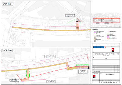 Aménagement de la Petite Ceinture dans le 20e (PC20) - Plan de masse