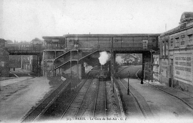 Vue générale de la gare de Bel-Air-Ceinture