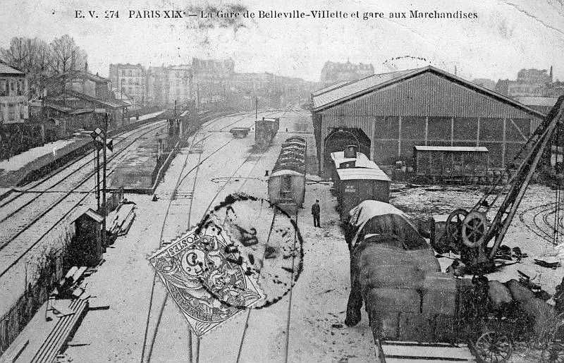 Gare aux marchandises de Belleville-Villette 