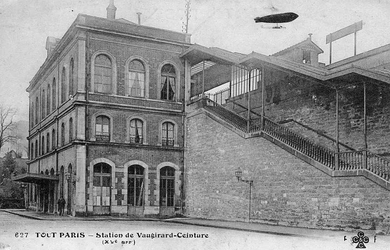 Vue générale de la gare de Vaugirard-Ceinture 