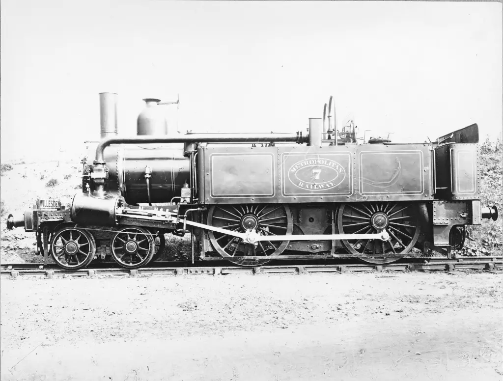 Locomotive numéro 7 de la classe A du Metropolitan Railway de Londres
