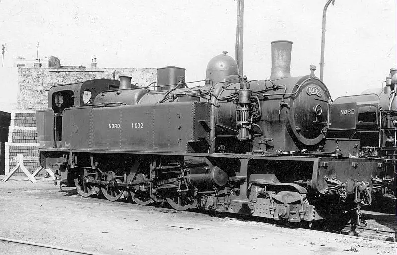 Locomotive 240T numéro 4002 du Syndicat des Ceintures passée au chemin de fer du Nord. 