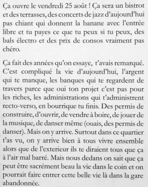 Panneau annonçant l'ouverture du projet de la gare du Pont de Flandre 