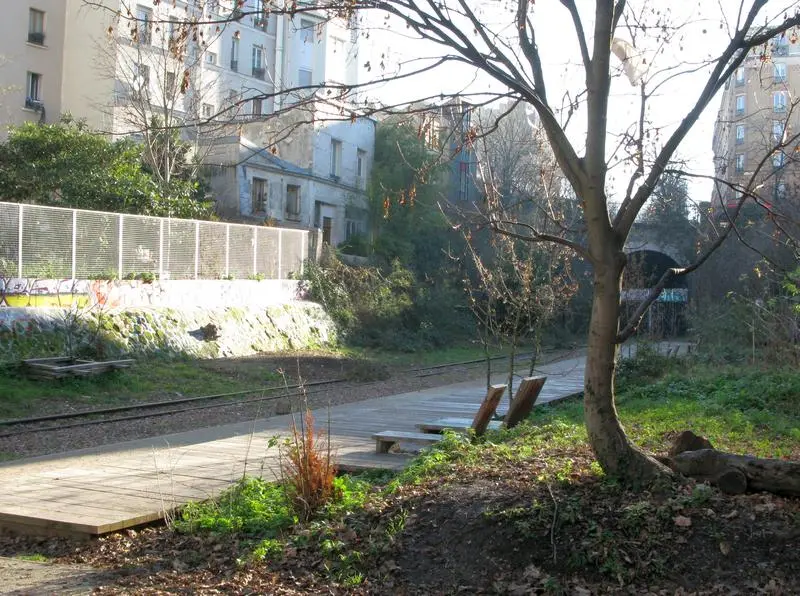 Vue de la promenade du 20e arrondissement 