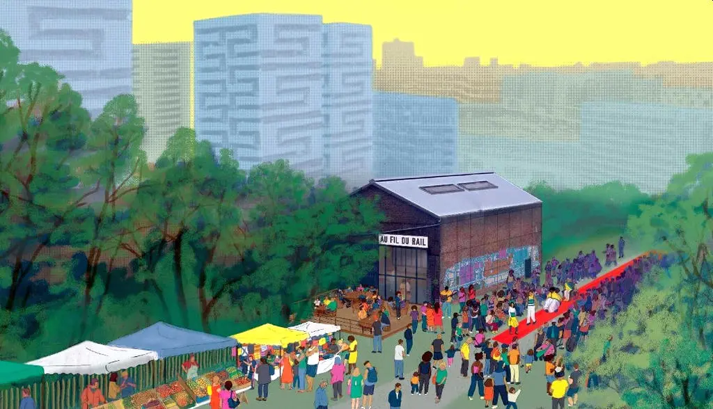 Illustration du projet concernant le bâtiment du 105 rue Curial