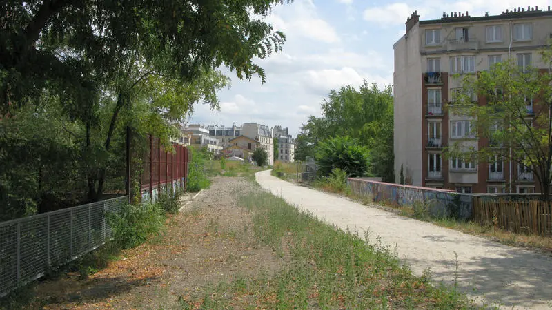 Promenade du 19e arrondissement près de l'avenue de Flandre 