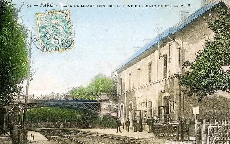 La gare de Sceaux-Ceinture sur la ligne de Sceaux 