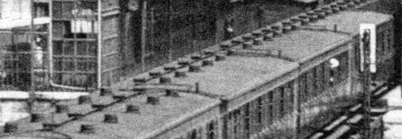 Evolution des lignes électriques des voitures de la Petite Ceinture vers 1909